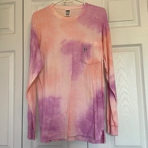 Tie dye long sleeve tee